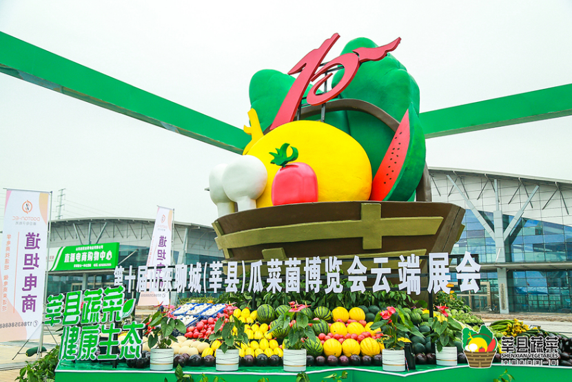 第十届山东聊城（莘县）瓜菜菌博览会云端展会今日开幕
